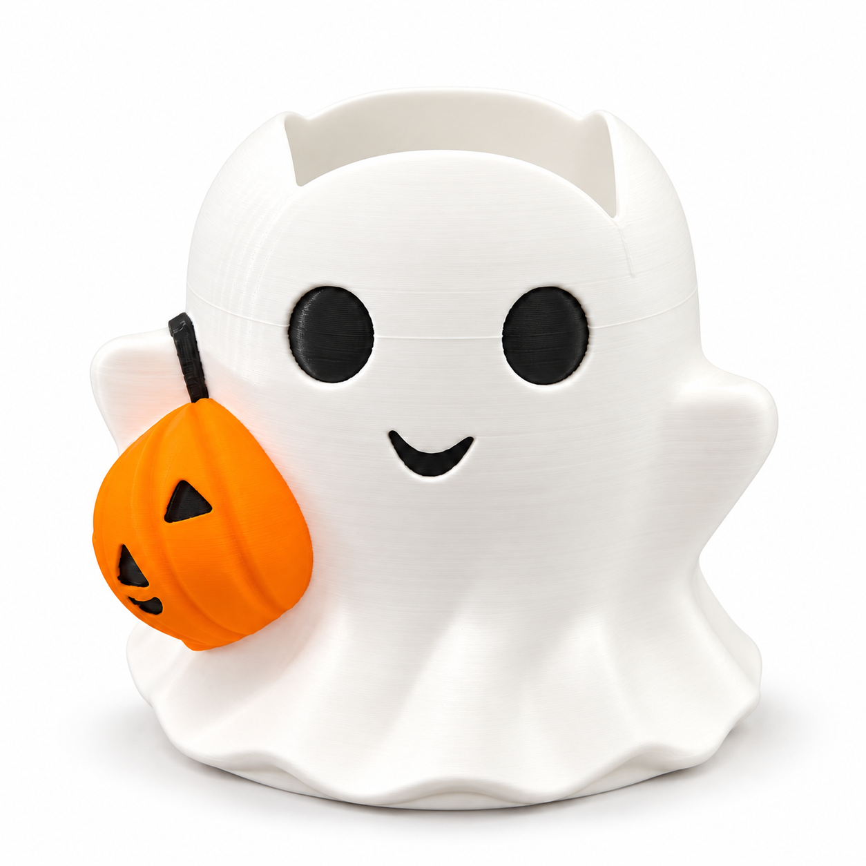 Ghost Soap Holder centered on a white background without a soap bottle