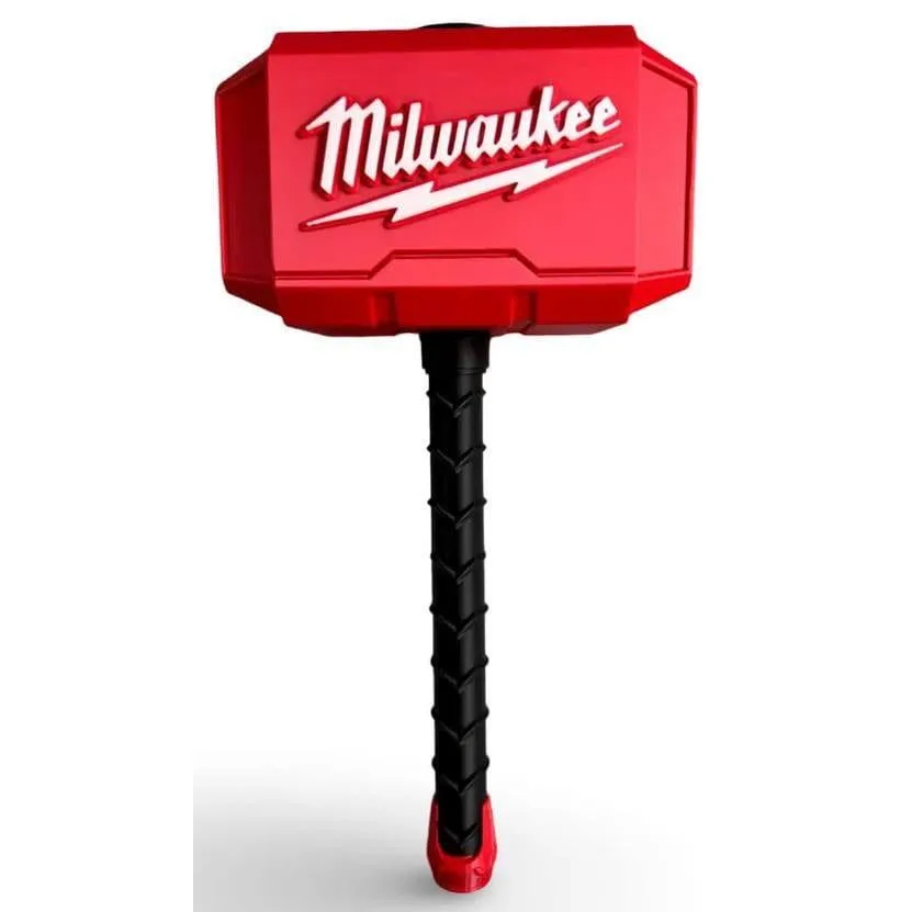 13" Oversized Milwaukee Thor Hammer 3D Printed Display, PLA Plastic Decorative Statue, Garage Workshop Tools and Gadgets